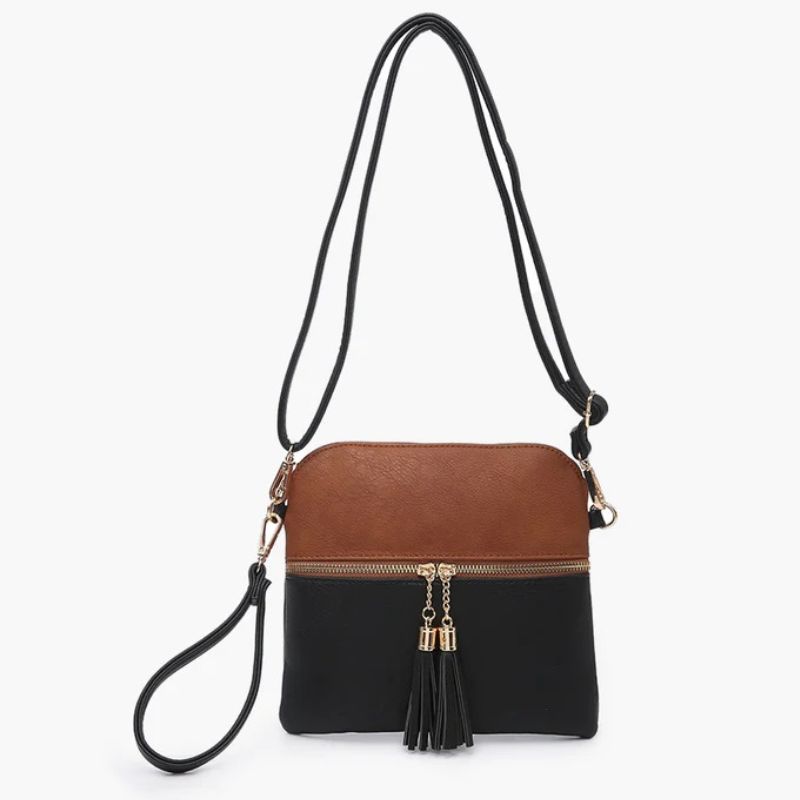 Tara Crossbody Black/Brown